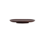 ZUSSS ZUSSS - Ovalen stylingbord hout 30x15x4cm walnootbruin