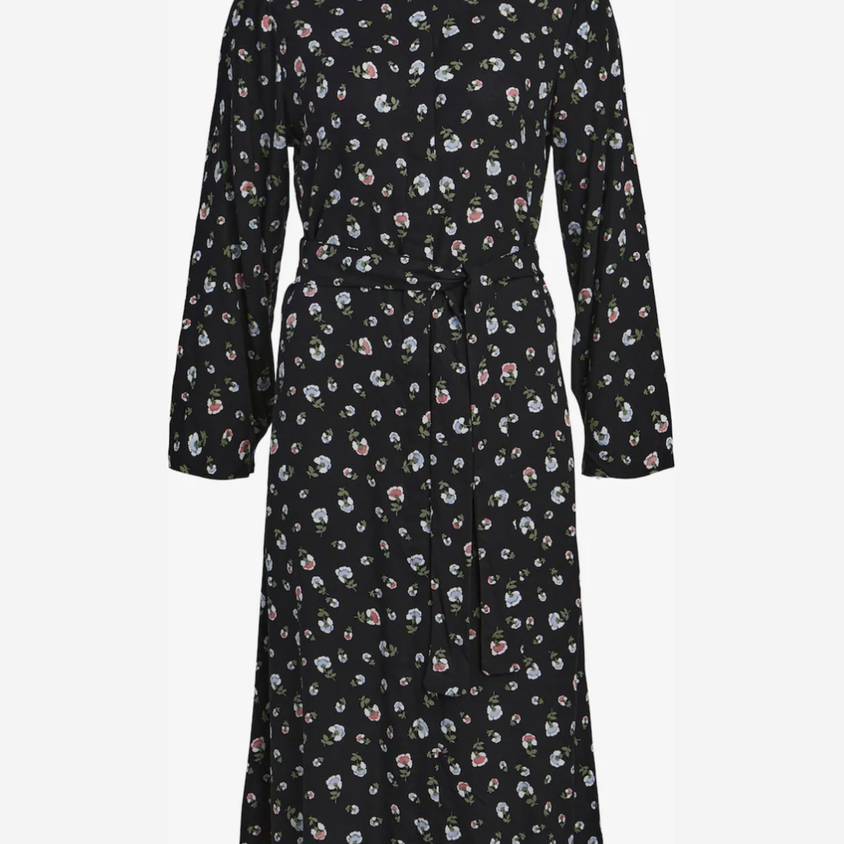 OBJECT OBJECT - Ditta L/S midi blouse jurk