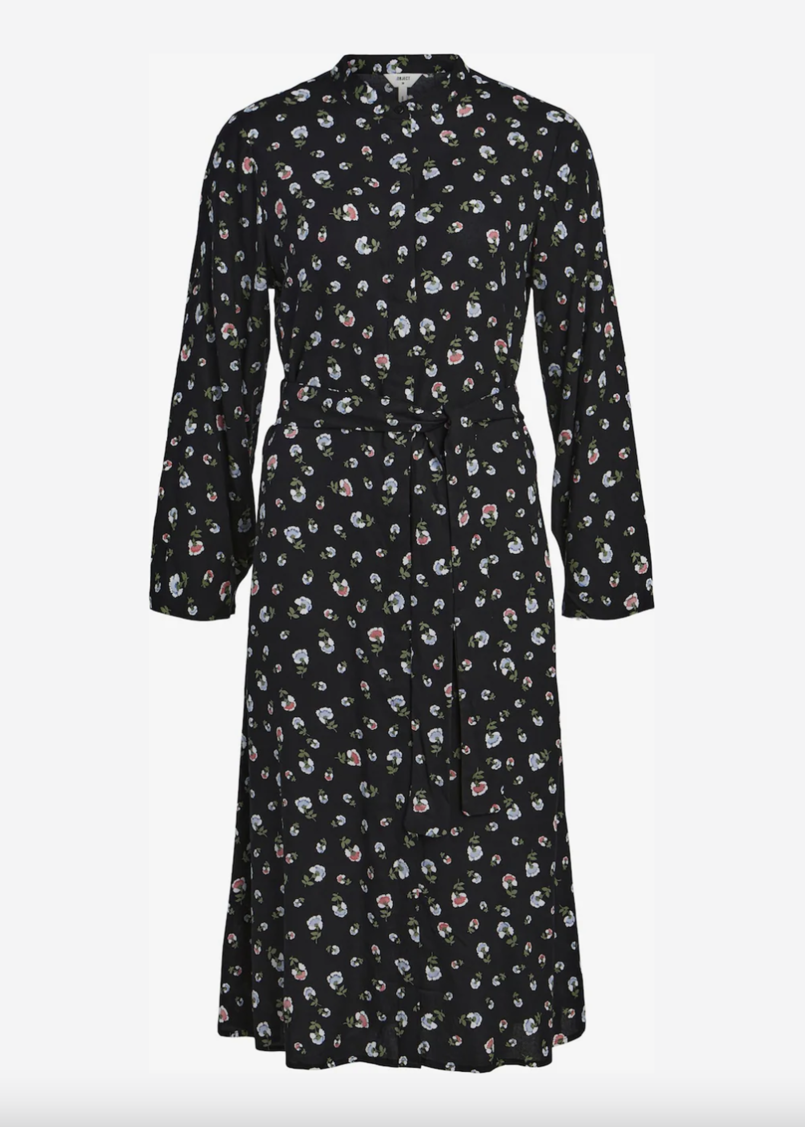 OBJECT OBJECT - Ditta L/S midi blouse jurk