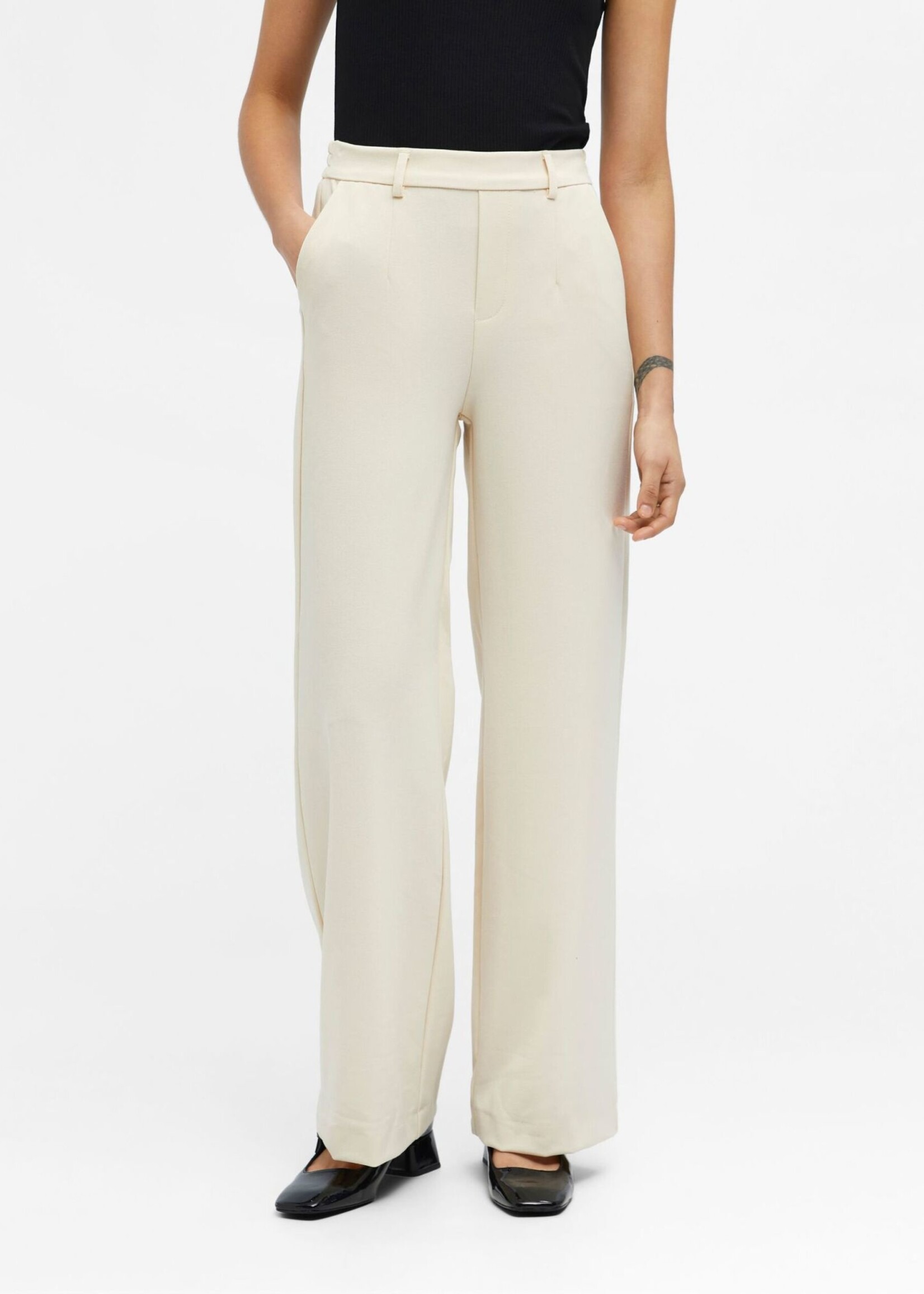 OBJECT OBJECT - Lisa wide pants noos sandshell