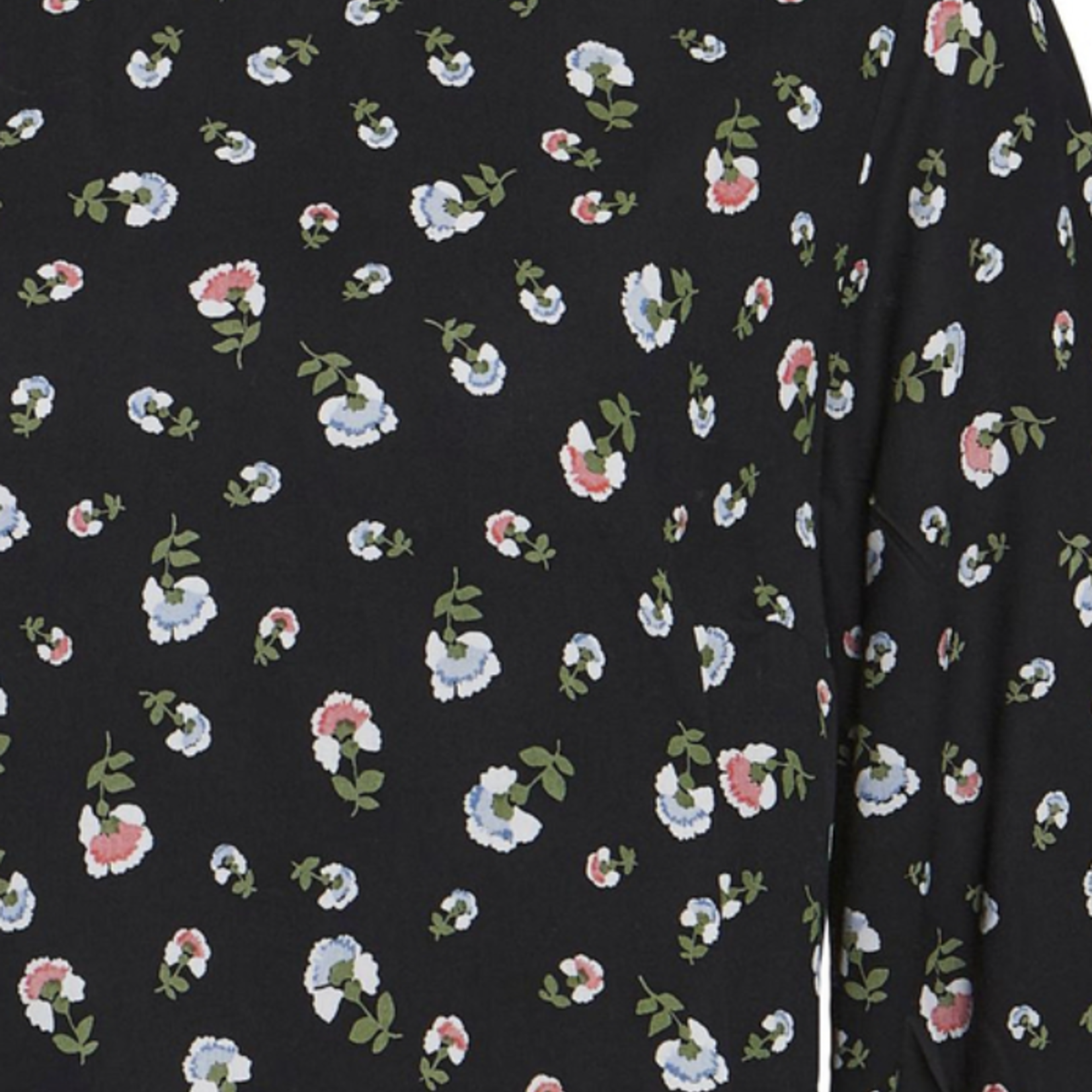 OBJECT OBJECT - Ditta top  zwart met bloemen