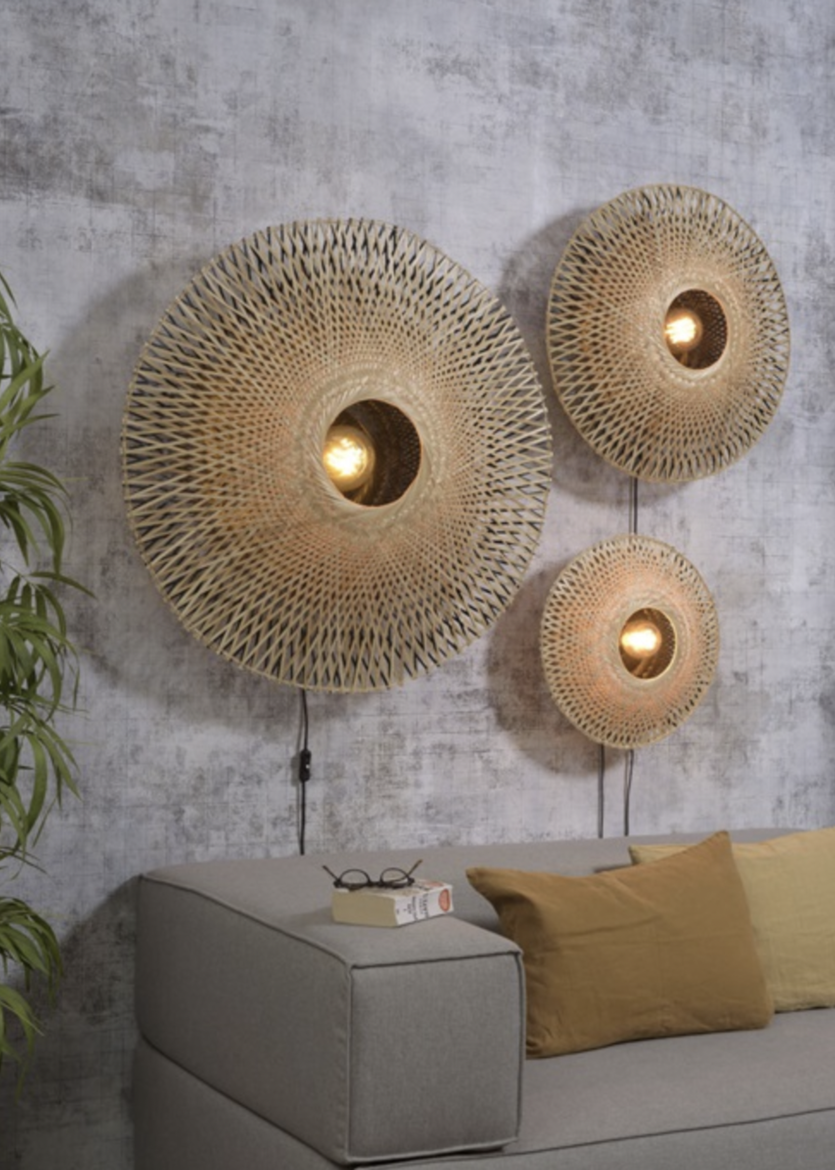 GOOD & MOJO GOOD & MOJO - Wandlamp Kalimantan S