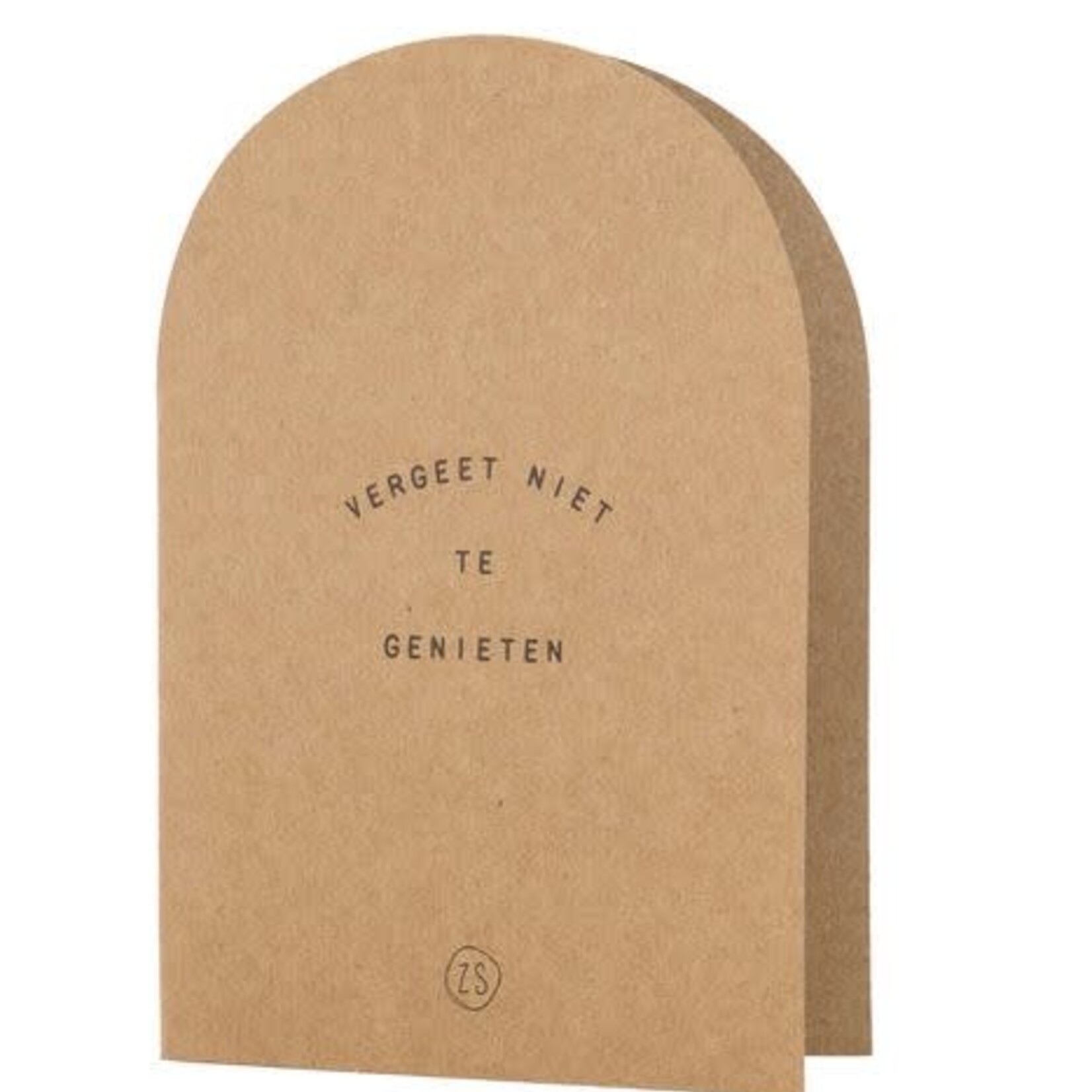 ZUSSS ZUSSS - Wenskaart boog genieten kraft