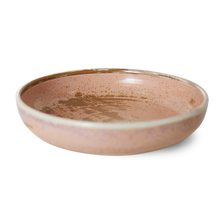 HKLIVING HKLIVING - Deep plate L rustik pink ACE7139