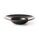 HKLIVING HKLIVING - Home chef ceramics Pasta plate rustic black ACE6844