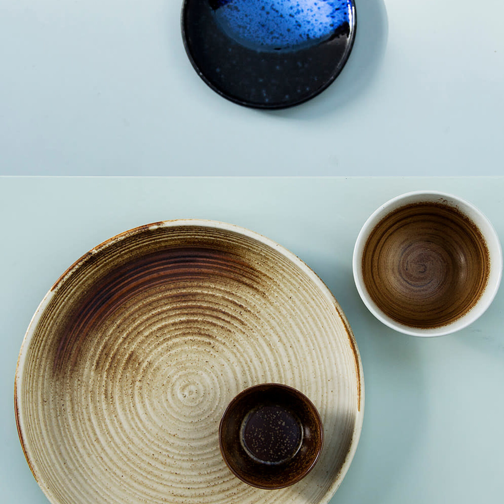 HKLIVING HKLIVING - Chef ceramics Diner bord rustic creme/bruin ACE6712