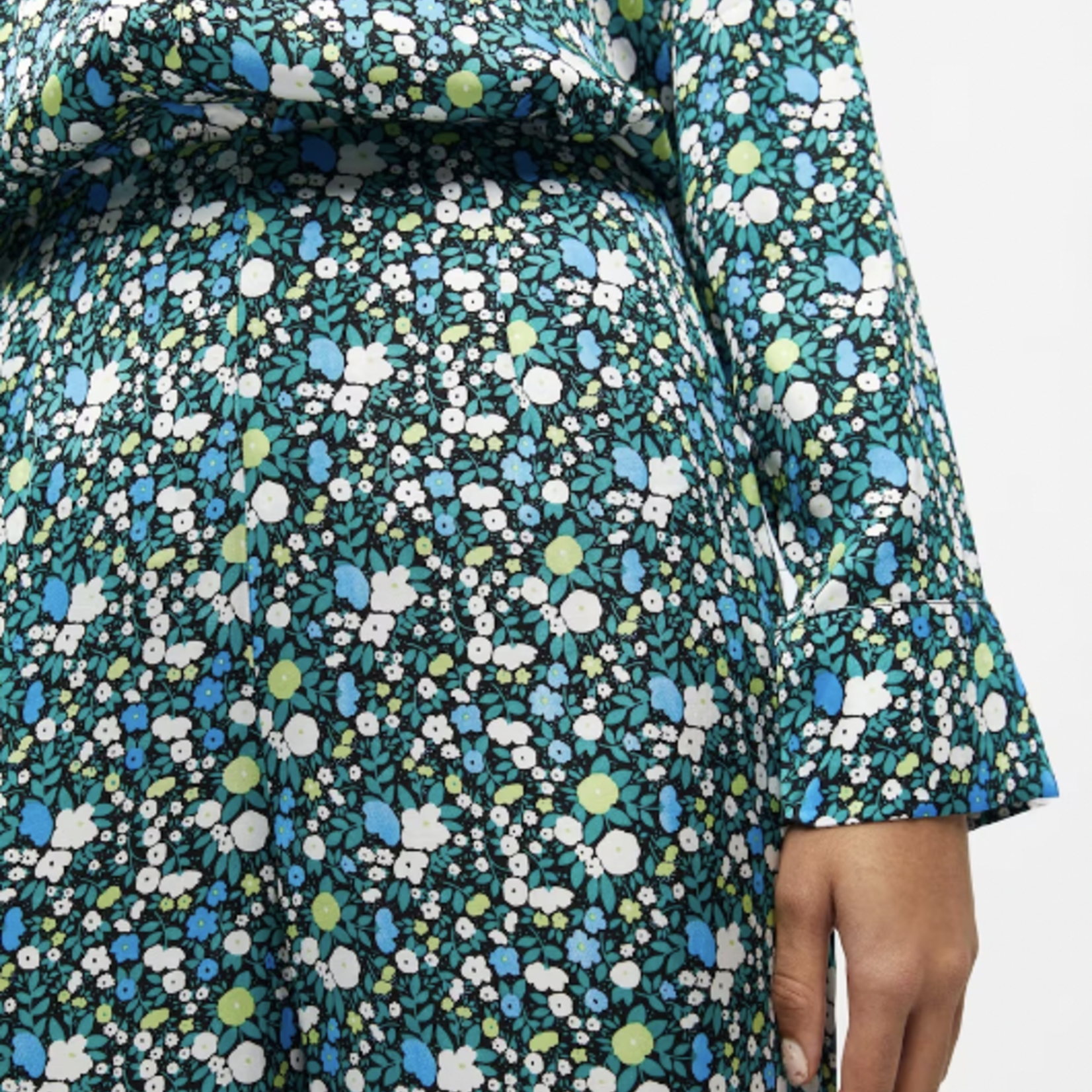 OBJECT OBJECT - Broek Jabin zwart/bloemen