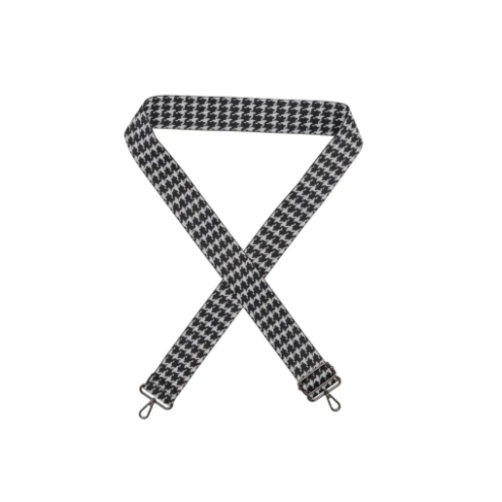 BEAGLES fashion shoulder straps schouderband zwart/wit