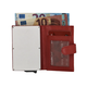 -- Safety wallet / portemonnee rood leer