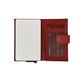 -- Safety wallet / portemonnee rood leer