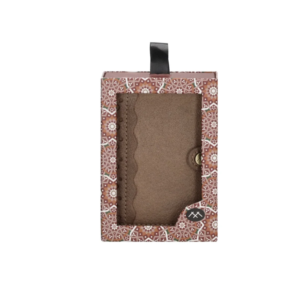 -- Marrakech safety wallet taupe leer