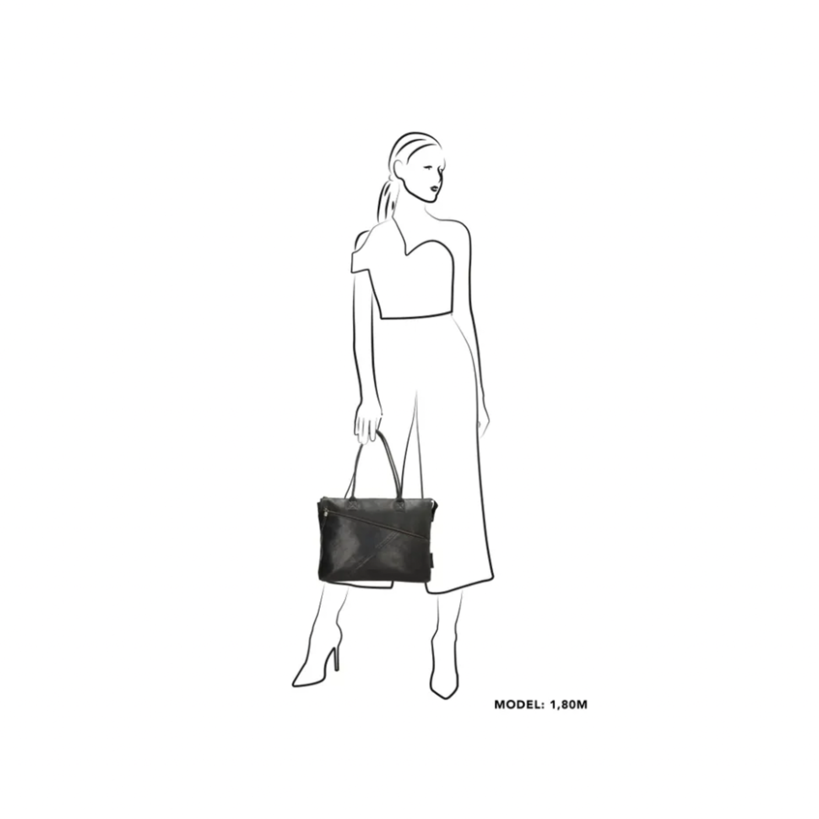 -- Laptop tas Marrakech  leer, taupe
