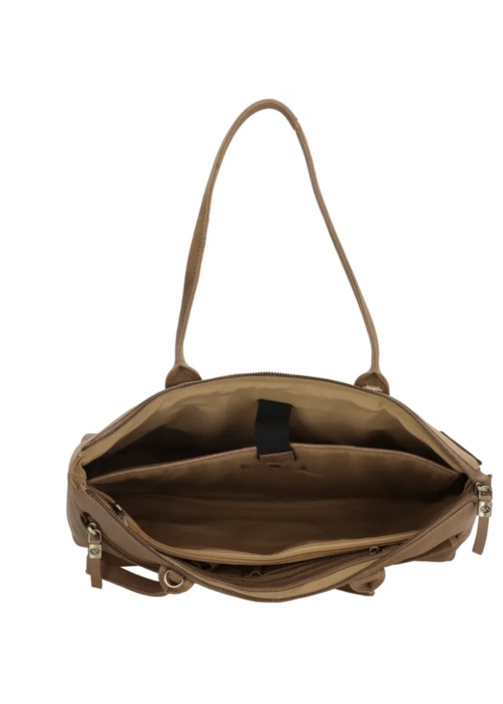 -- Laptop tas Marrakech  leer, taupe
