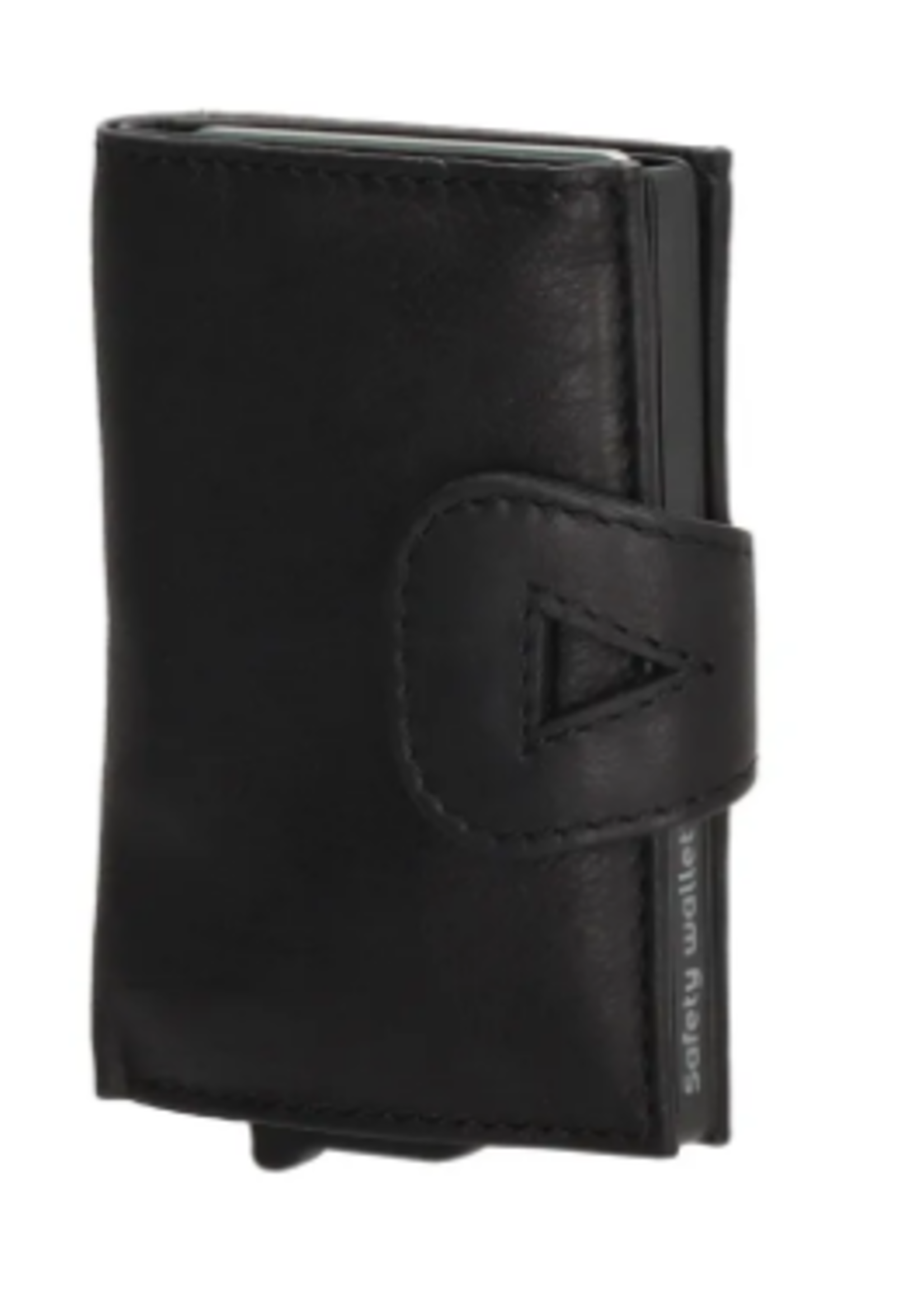 -- Safety Wallet zwart daydreamer leer