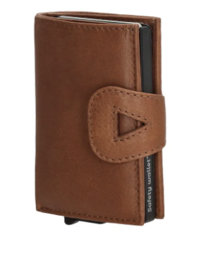 -- Safety Wallet cognac daydreamer leer