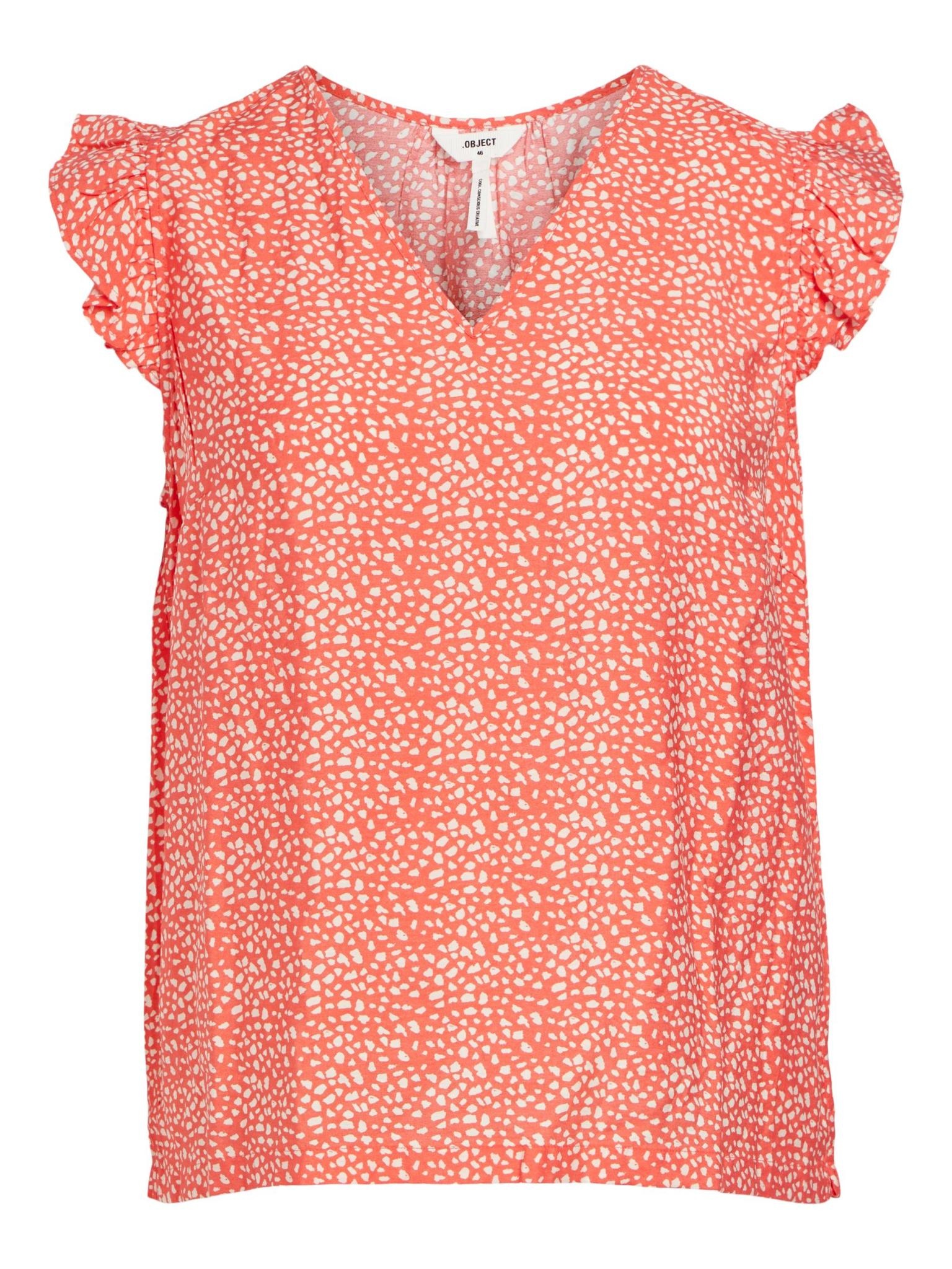 OBJECT OBJECT - Top Leonora hot coral