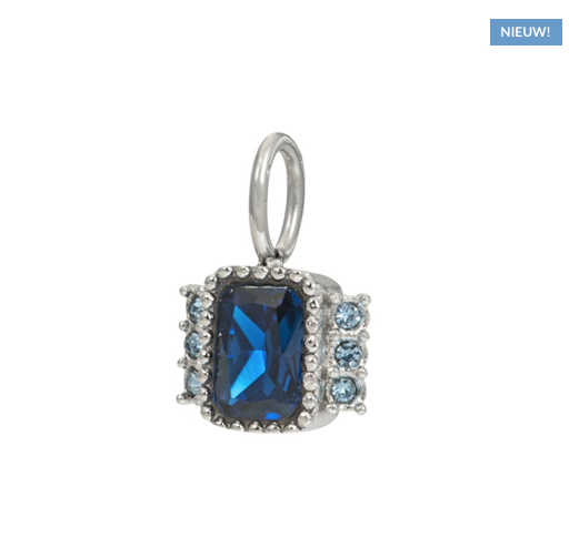 iXXXi Jewelry IXXXI - Pendant classic miracle blue zilver