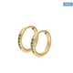 iXXXi Jewelry IXXXI - Hoops emerald goud