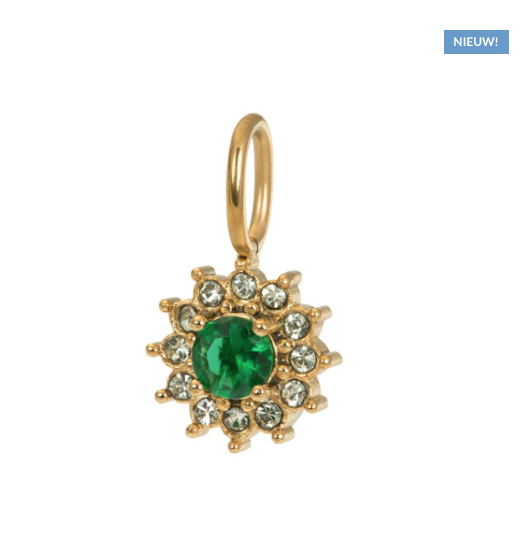 iXXXi Jewelry IXXXI - Pendant Lucia Emerald goud