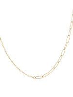 iXXXi Jewelry IXXXI - Collier square slim goud