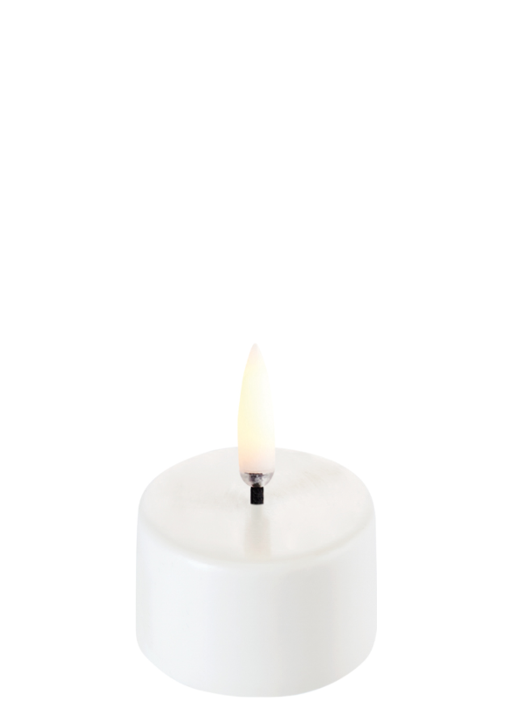 UYUNI UYUNI - LED theelicht wax nordic white 4x2,5cm