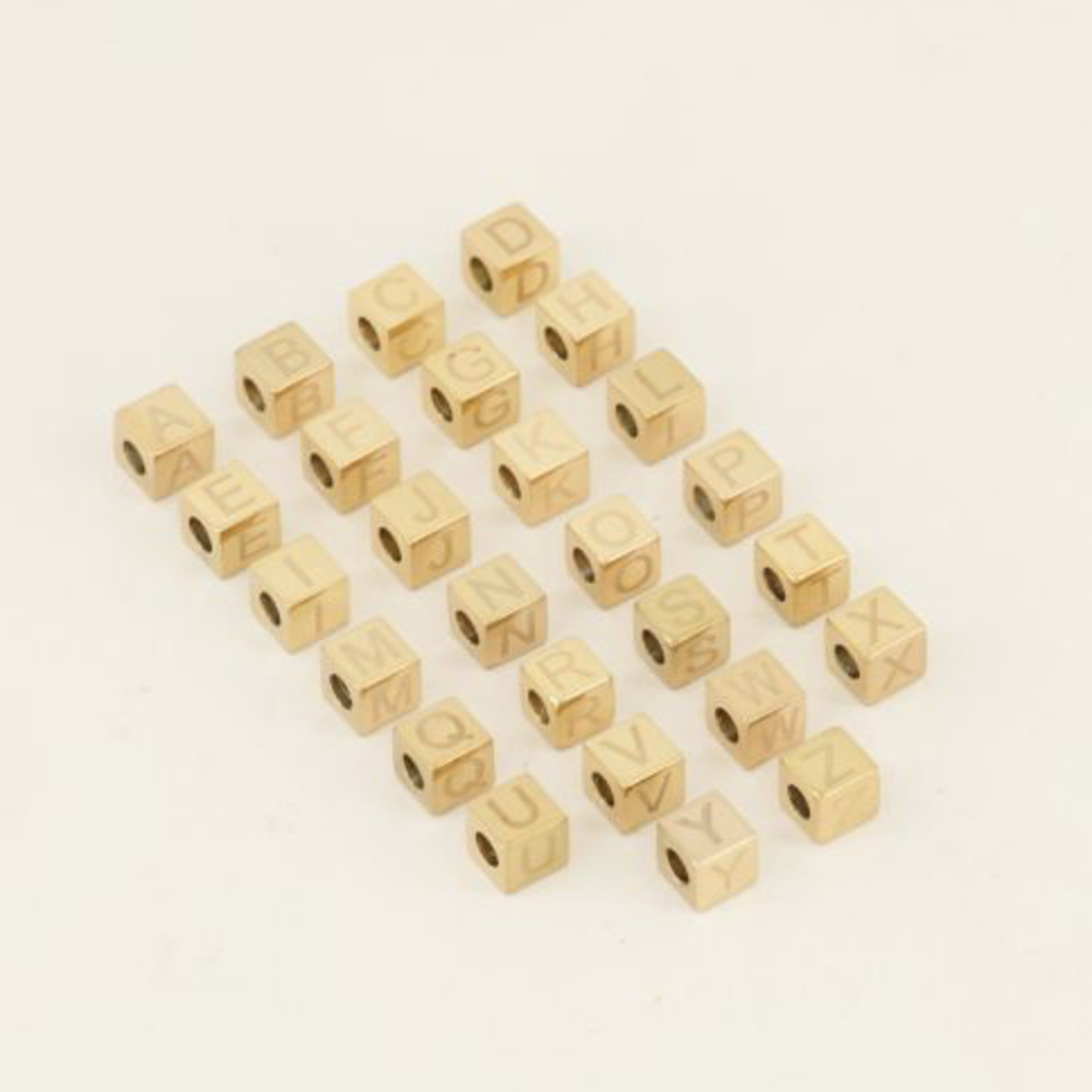 MY JEWELLERY MY JEWELLERY - Cubes bedel Initiaal A t/m Z Goud