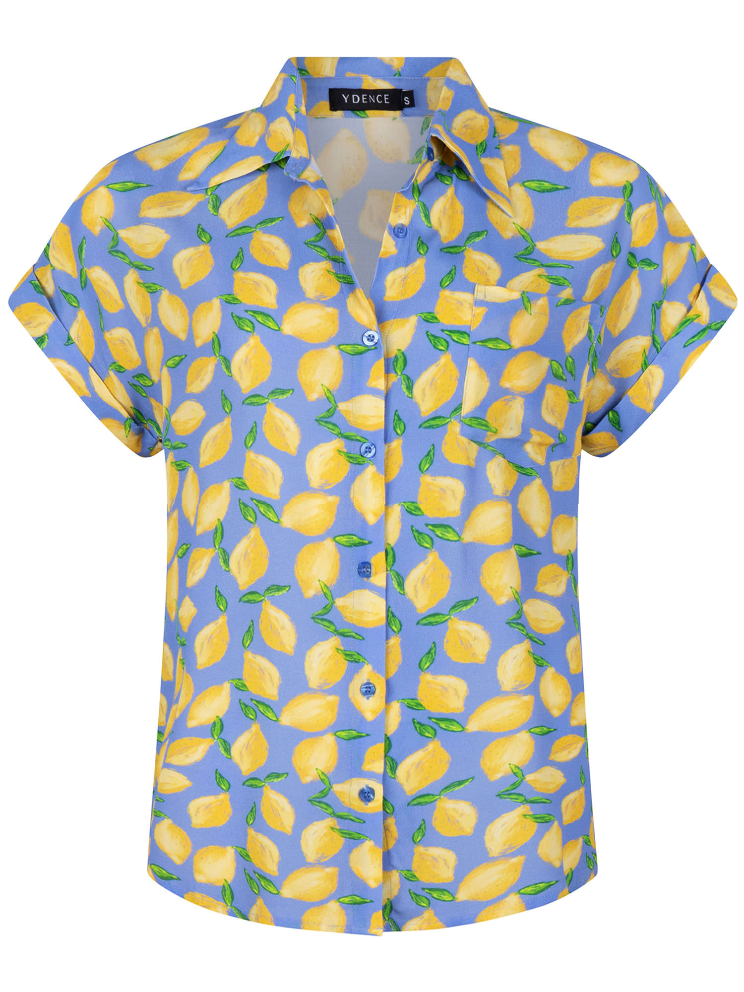 YDENCE YDENCE - Blouse Desi Lemon print MAAT XXL