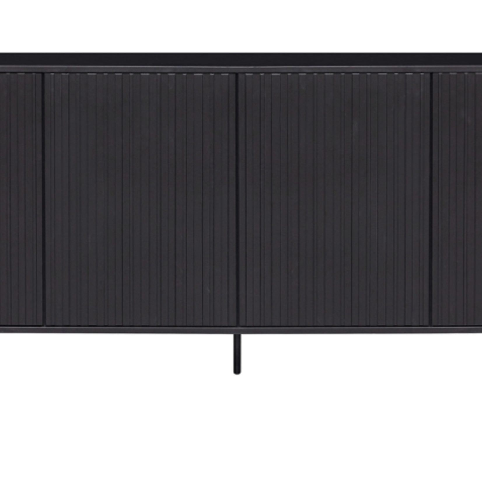 WOOOD EXCLUSIVE WOOOD - New gravure dressoir grenen zwart 200cm