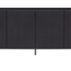 WOOOD EXCLUSIVE WOOOD EXCLUSIVE - Dressoir new gravure grenen zwart 200cm