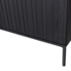 WOOOD EXCLUSIVE WOOOD EXCLUSIVE - Dressoir new gravure grenen zwart 200cm