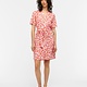 OBJECT OBJECT - Jurk Ema Elise sandshell hot coral