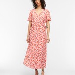 OBJECT OBJECT - Jurk Ema Elise long sandshell hot coral MAAT 34
