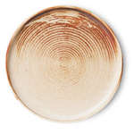 HKLIVING HKLIVING - Chef ceramics side plate, rustic Cream/brown ACE7151