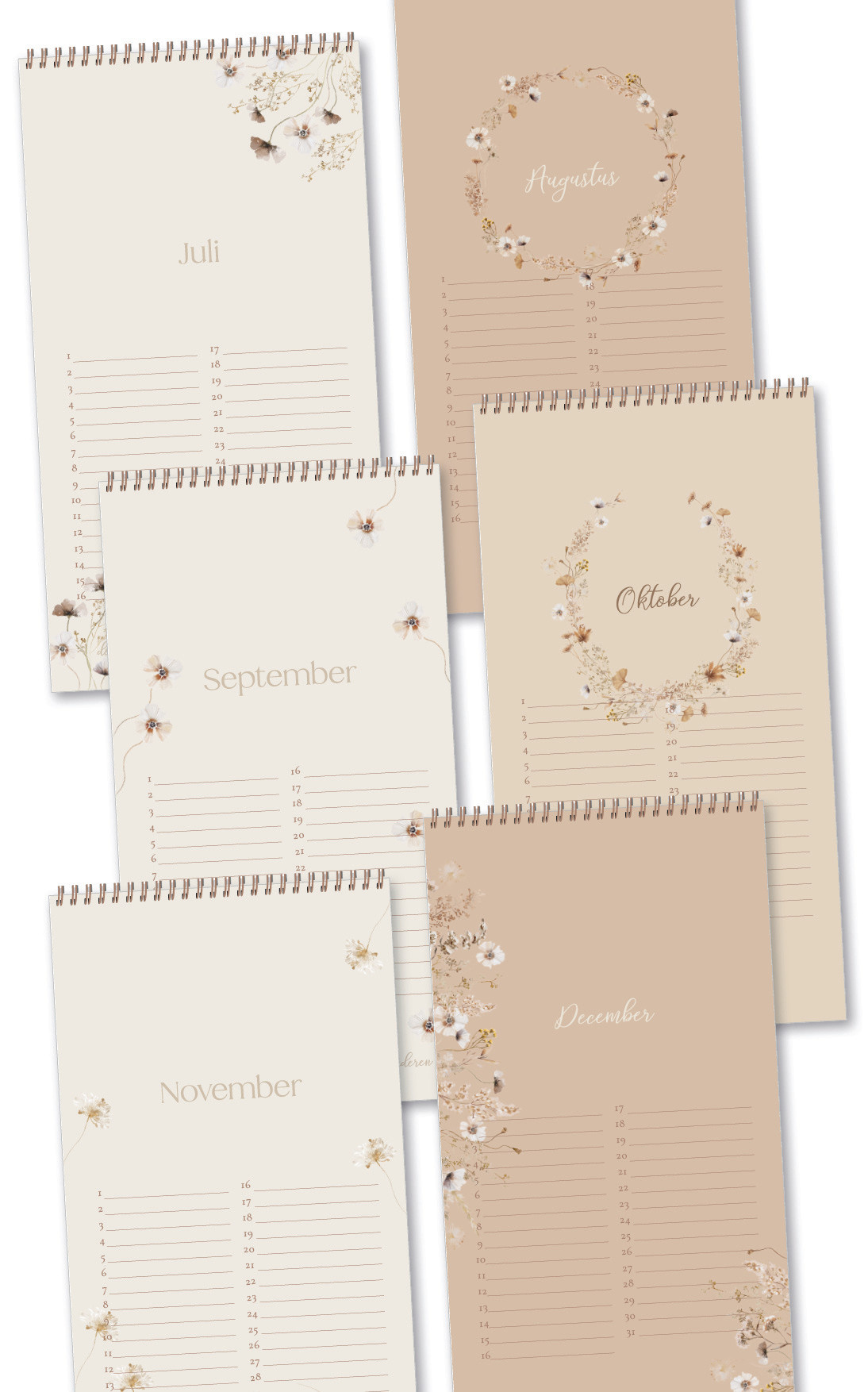 JOTS JOTS - Verjaardagskalender wilde bloemen