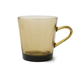HKLIVING HKLIVING - 70's glassware Coffee cup mud brown per stuk