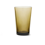 HKLIVING HKLIVING - 70's glassware tea glasses mud brown per stuk