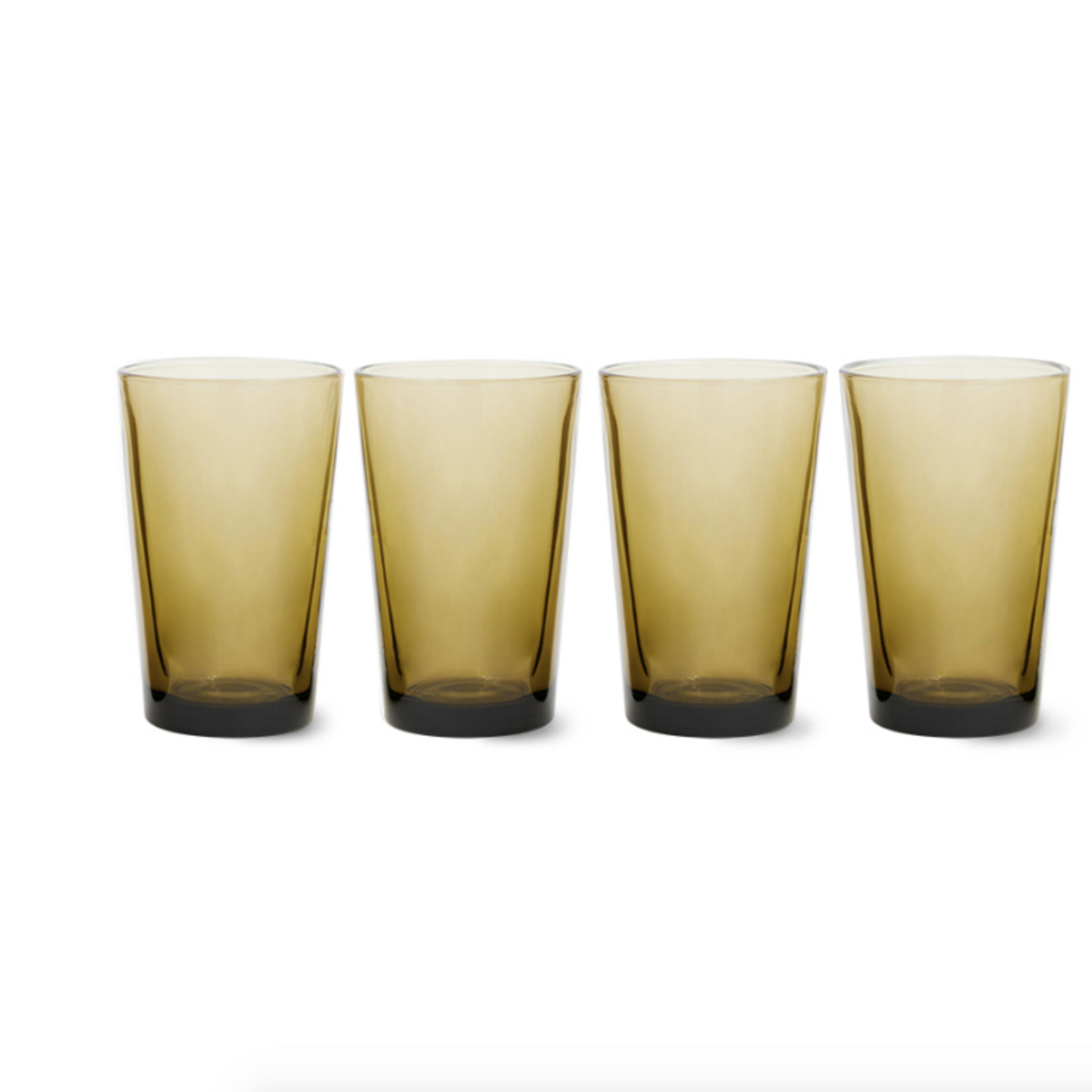 HKLIVING HKLIVING - 70's Thee glas mud brown per stuk