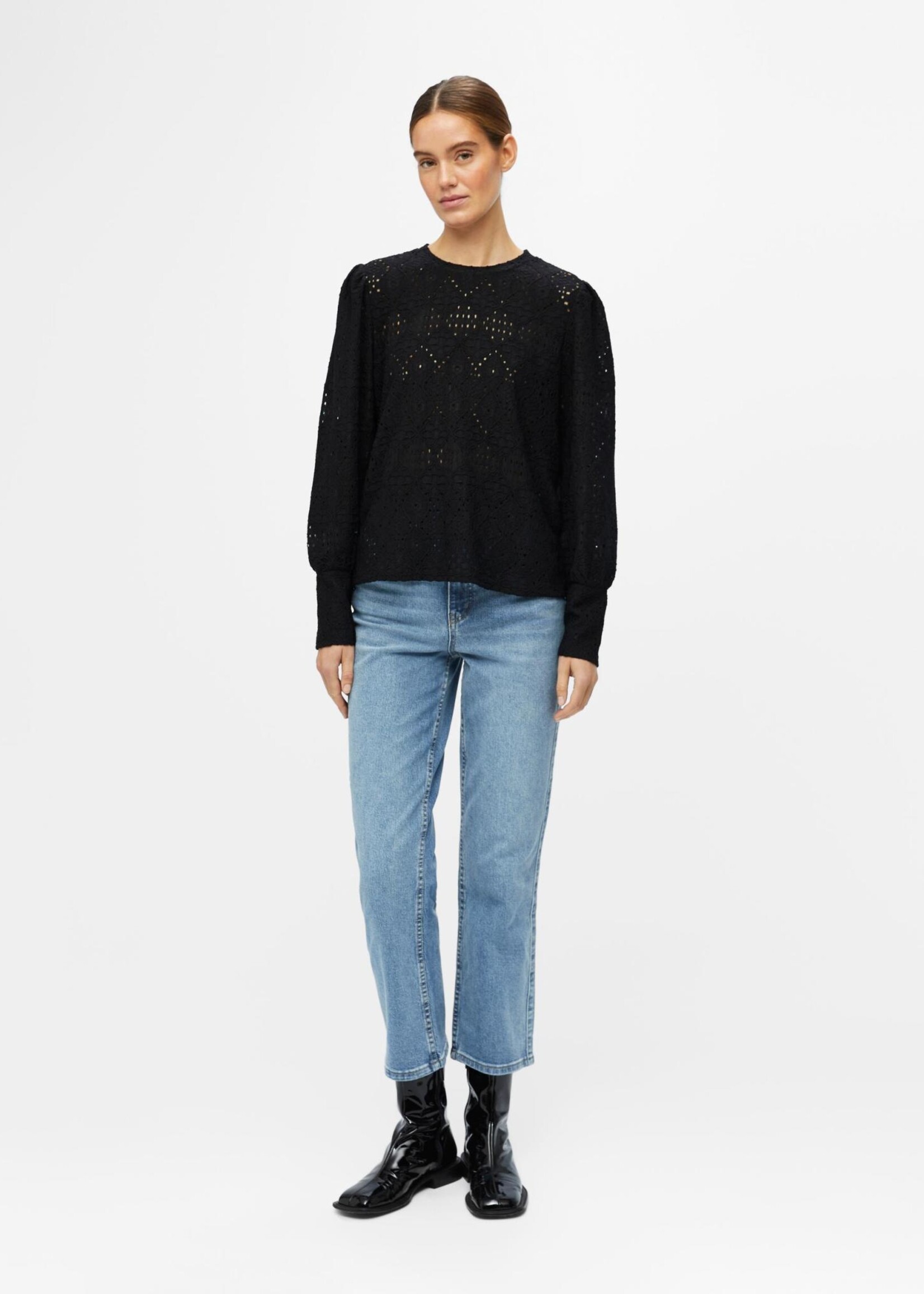 OBJECT OBJECT - Top Feodora Zwart Noos