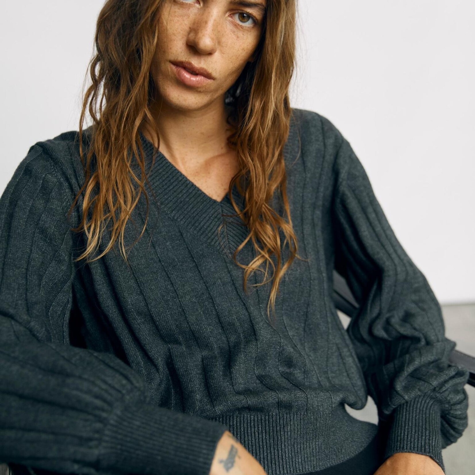 OBJECT OBJECT - Pullover Alice Dark grey melange