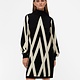 OBJECT OBJECT - Ray knit dress black sandshell graphic MAAT XS