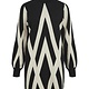 OBJECT OBJECT - Ray knit dress black sandshell graphic MAAT XS