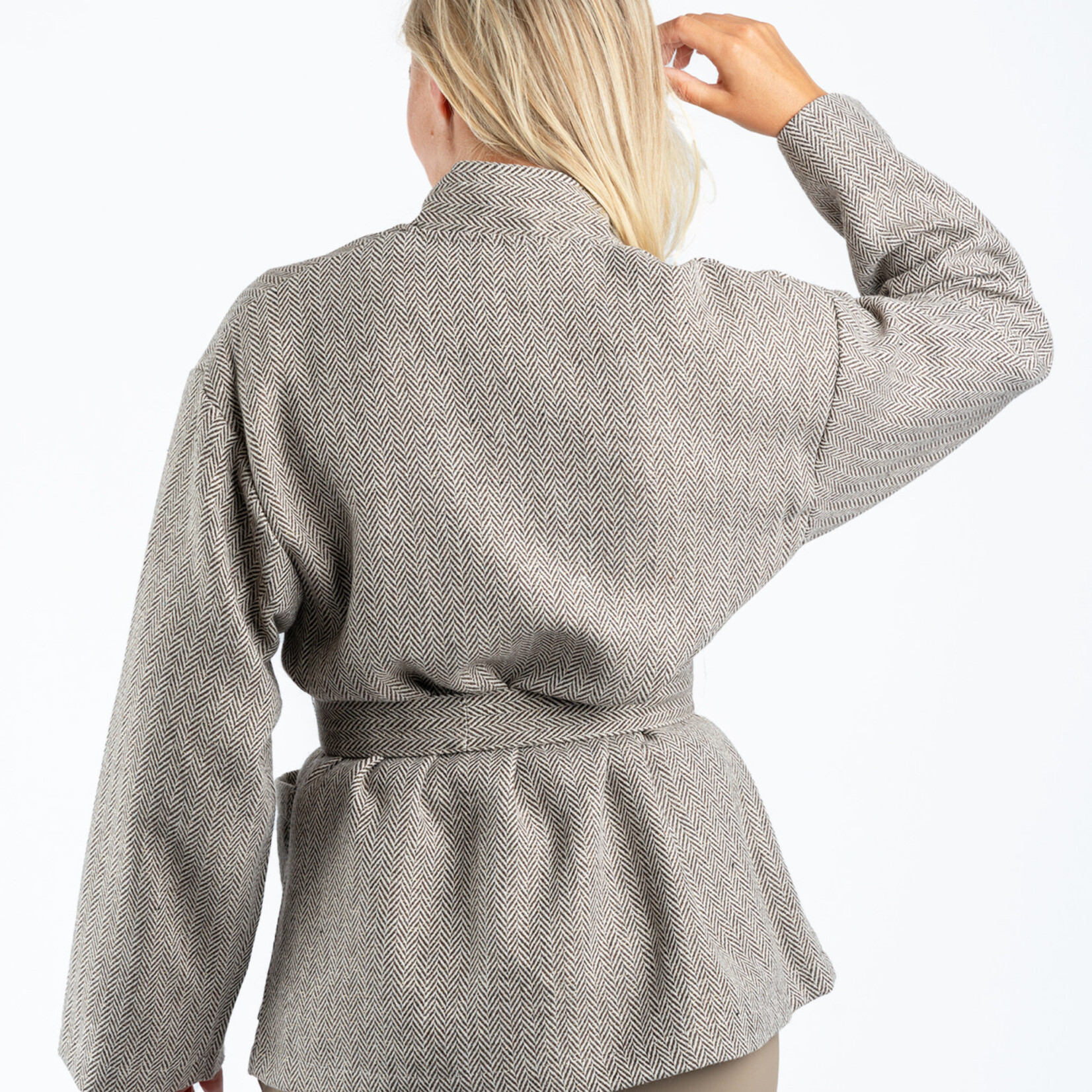 FLURESK FLURESK - Jacket Jizz Sahara/Roomwit MAAT 38