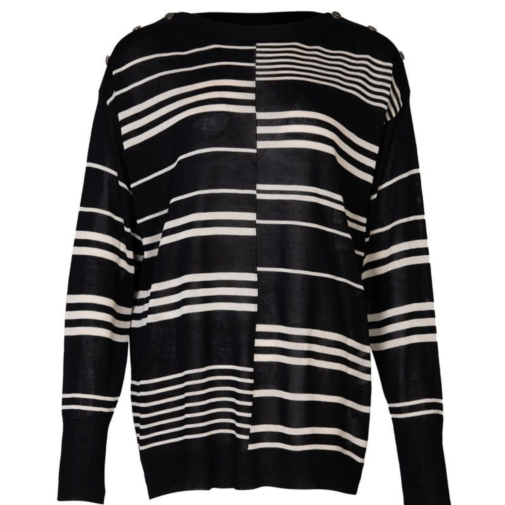 G-MAXX G-MAXX - Trui Alexa Zwart/zand MAAT M