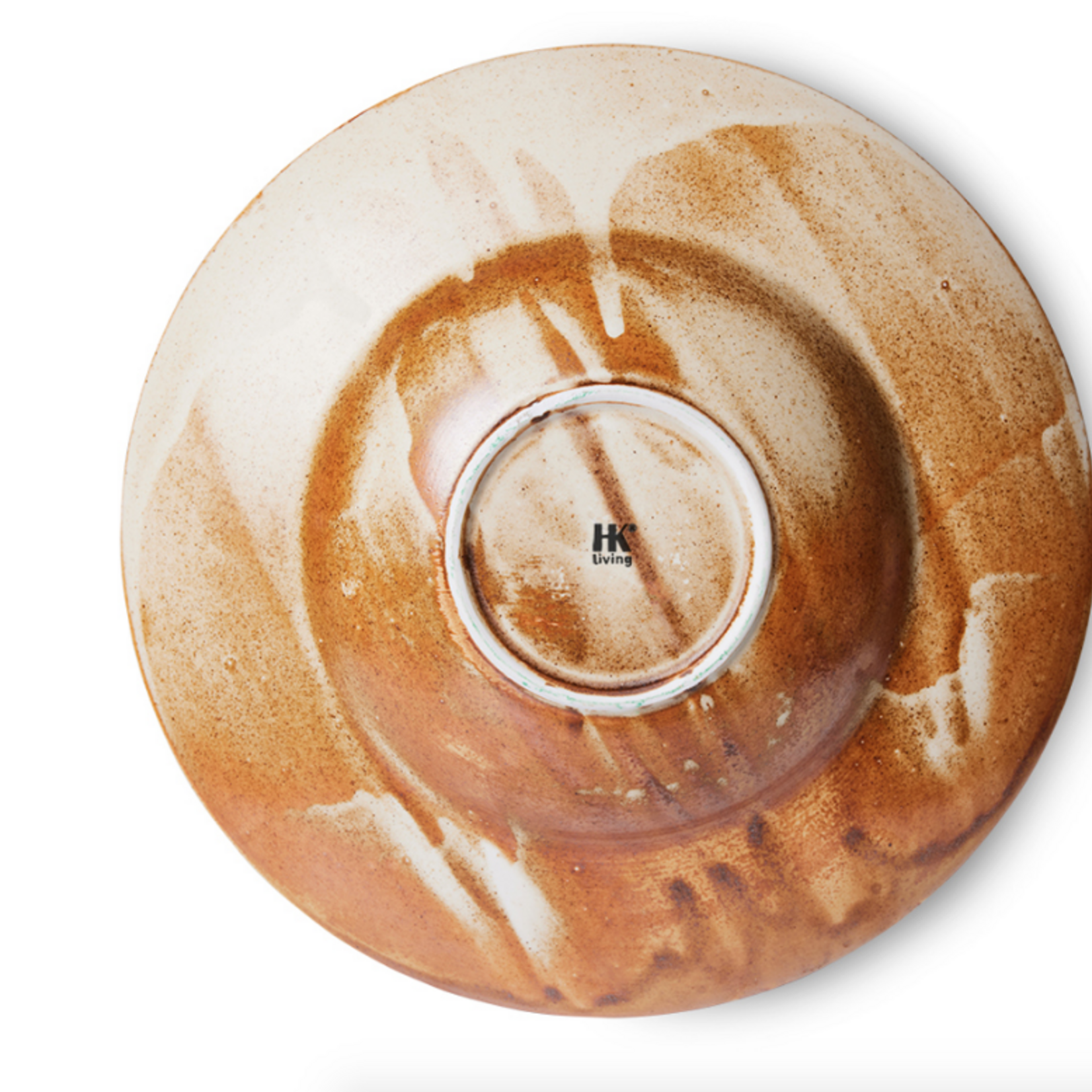 HKLIVING HKLIVING - Chef ceramics pasta bord rustic cream/brown ACE7137