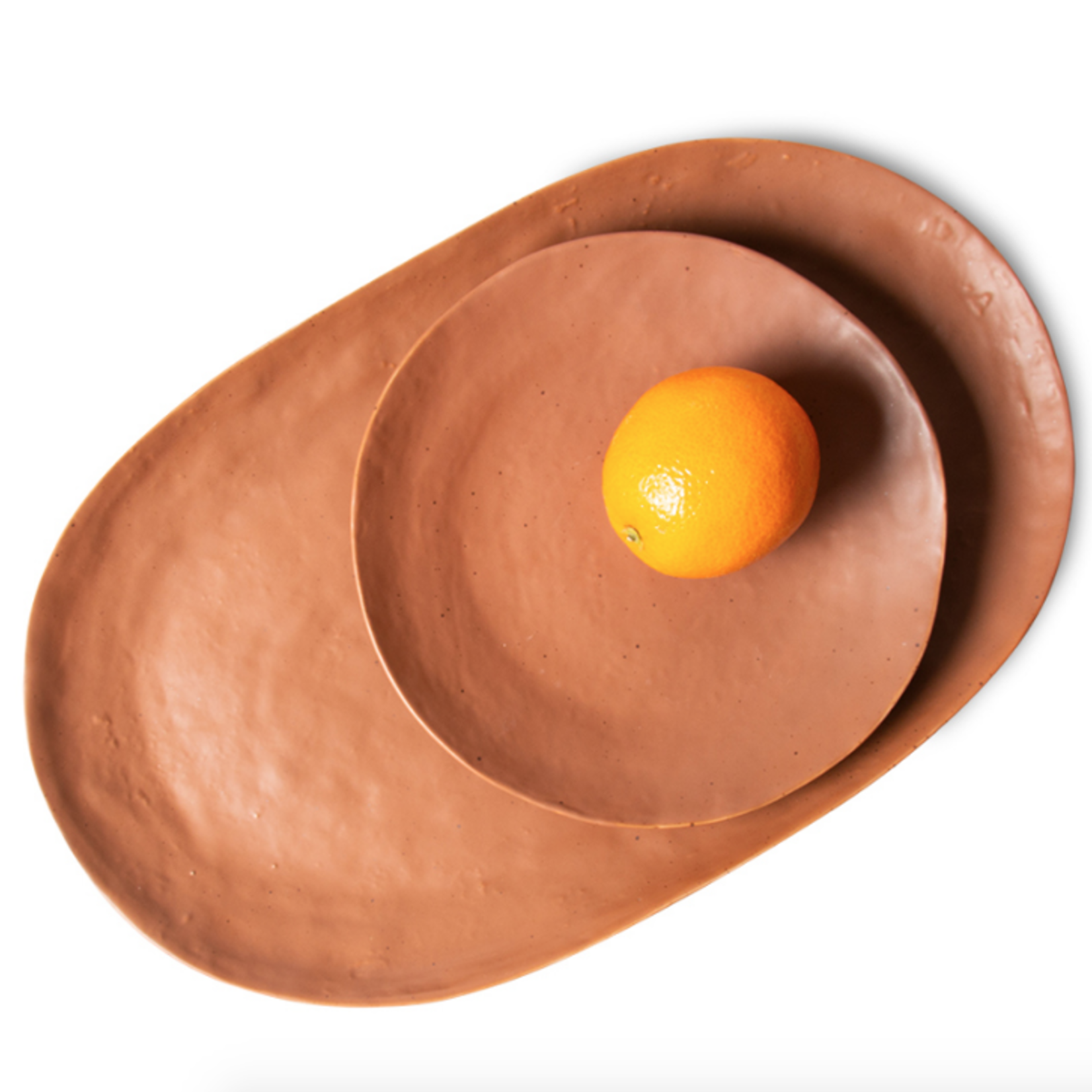 HKLIVING HKLIVING - Bold&Basic ceramics ontbijtbord brown ACE7091