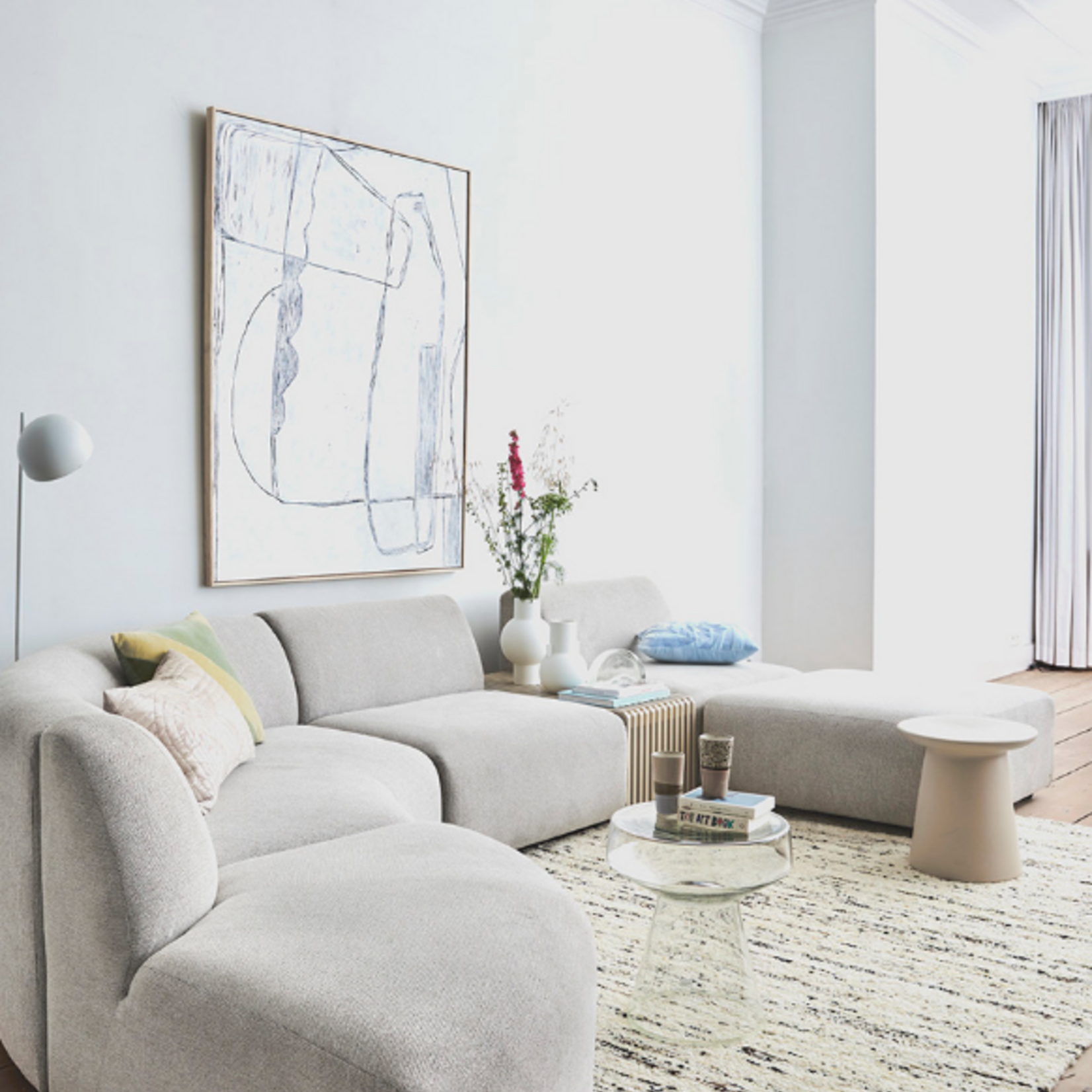 HKLIVING HKLIVING - Mat witte vaas S ACE6809