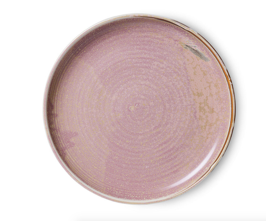 HKLIVING HKLIVING - Chef ceramics dinner plate rustic pink ACE7146