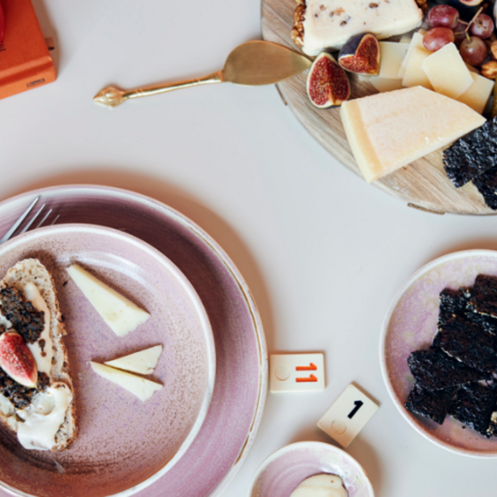 HKLIVING HKLIVING - Chef ceramics diner bord rustic pink ACE7146