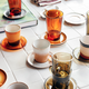 HKLIVING HKLIVING - 70's glassware sauces amber brown per stuk