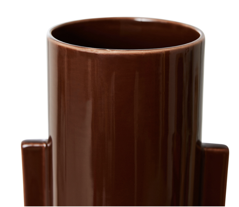 HKLIVING HKLIVING - Ceramic vase espresso L ACE7199